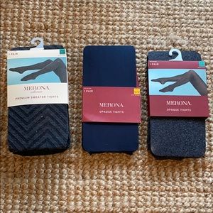 NEW WITH PACKAGING 3 pairs of target tights bundle